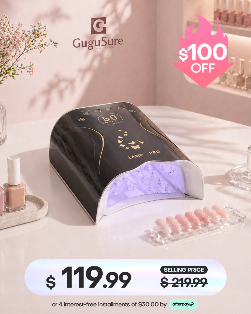 Premium Cordless UV/LED Nail Lamp - 115W High Power with Detachable Battery